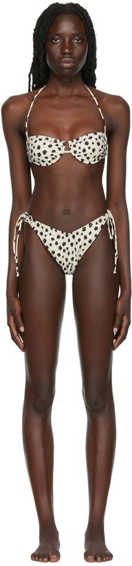 Photo: Reina Olga White & Black Penny Bikini