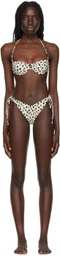 Reina Olga White & Black Penny Bikini