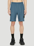 Stone Island - Compass Patch Bermuda Shorts in Blue