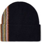 Missoni - Wool-Jacquard Beanie - Navy