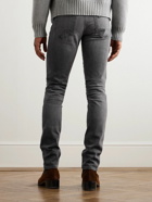 TOM FORD - Slim-Fit Selvedge Jeans - Gray