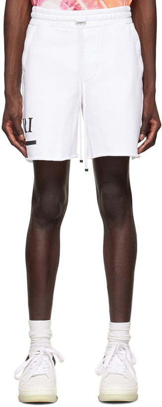 Photo: AMIRI White Cotton Shorts