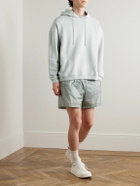 Amomento - Garment-Dyed Cotton-Jersey Hoodie - Green