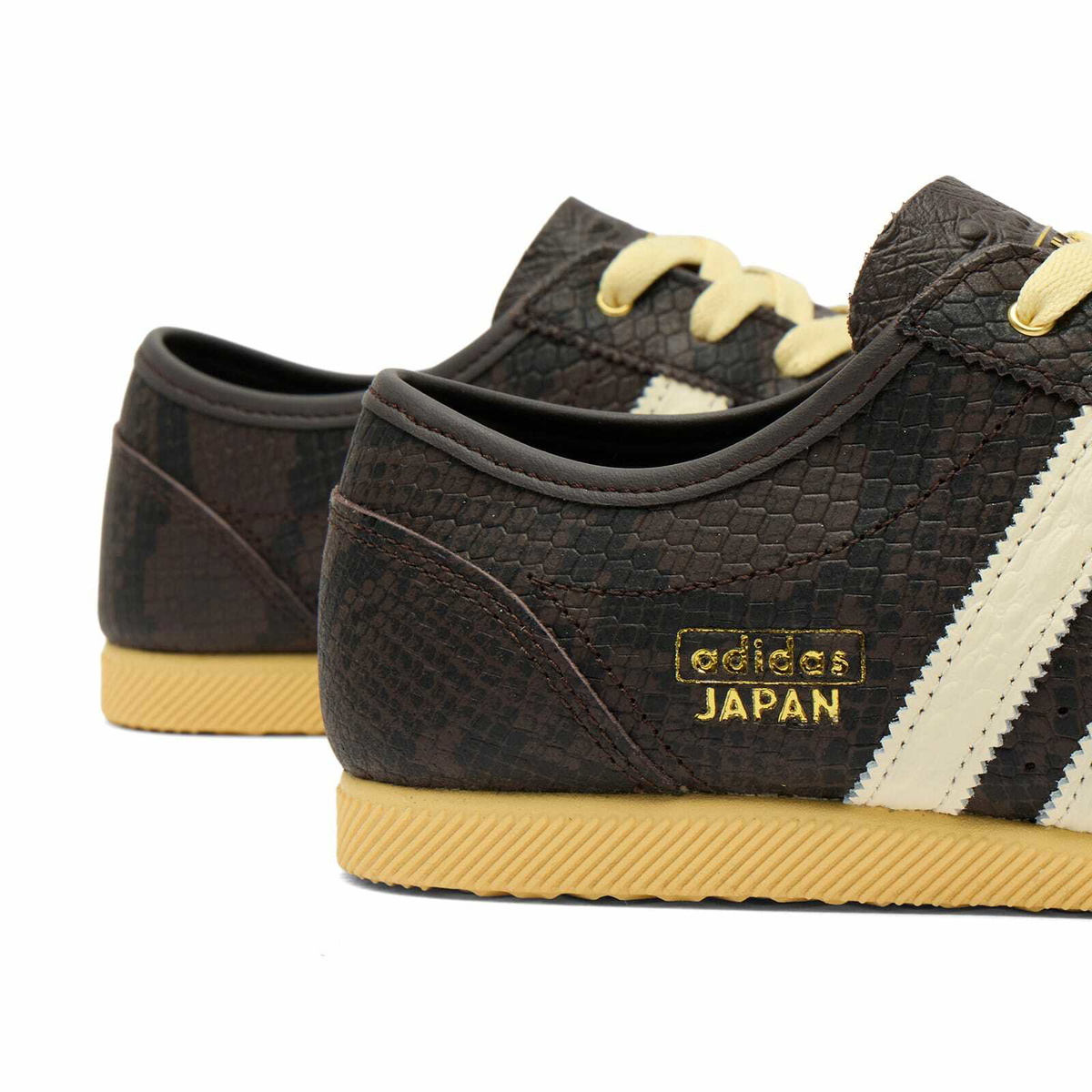 Adidas Women's Japan Decon Sneaker in Aurora Coffee/Cream White/Orange Tint