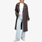 Good American Women's Uniform Trench Coat in Bark