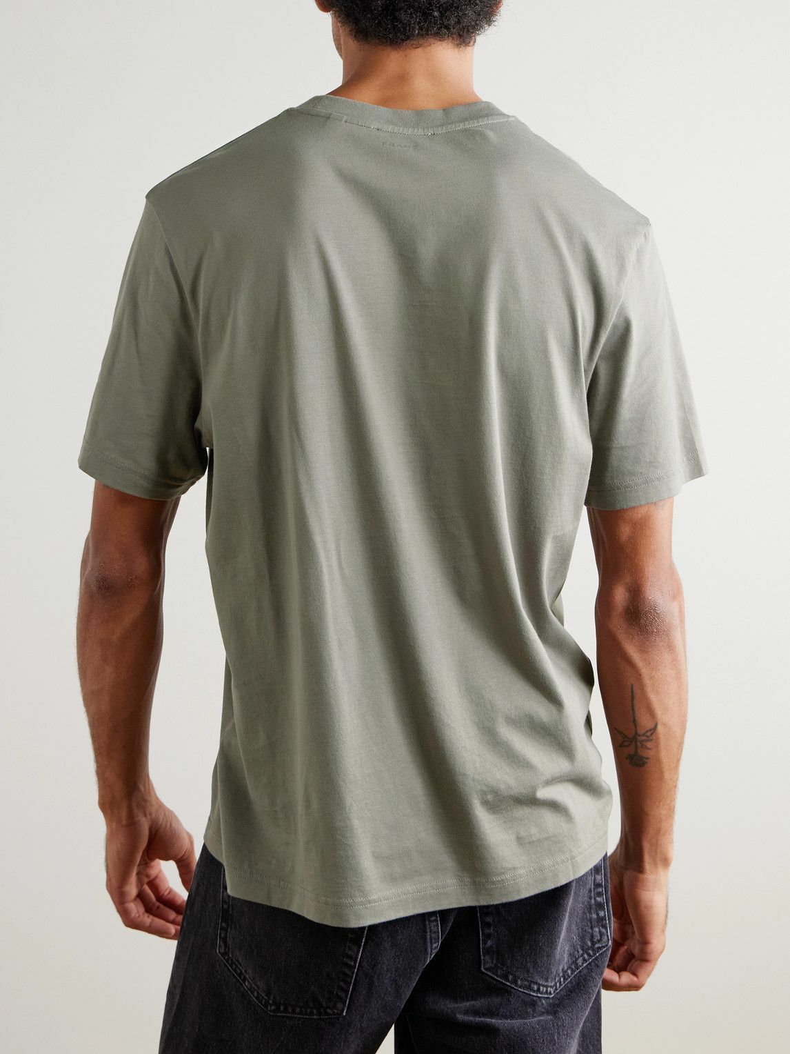 FRAME - Supima Cotton-Jersey T-Shirt - Green