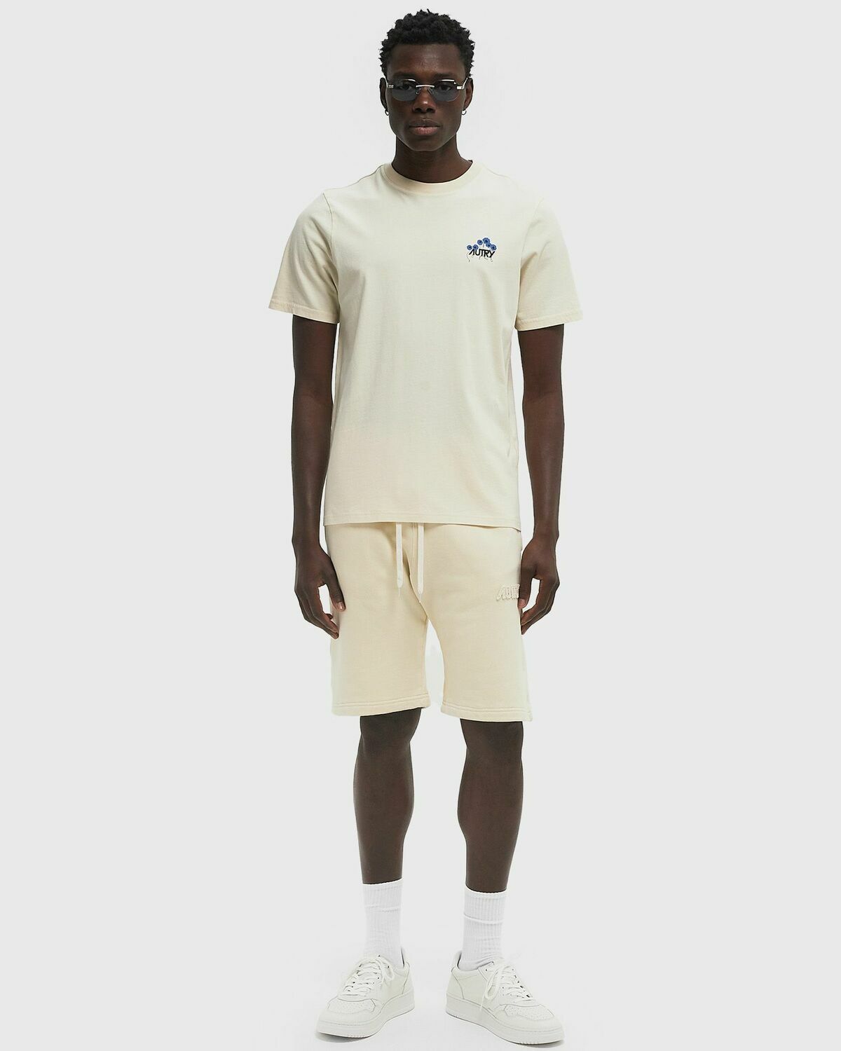 Autry Action Shoes T-SHIRT MAIN Beige Mens Shortsleefe