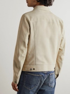 TOM FORD - Suede Jacket - Neutrals