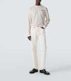 Prada Layered cotton jersey T-shirt