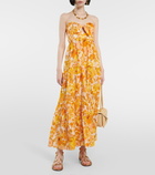 Zimmermann Floral cotton midi dress