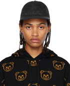 Moschino Black Snapback Cap