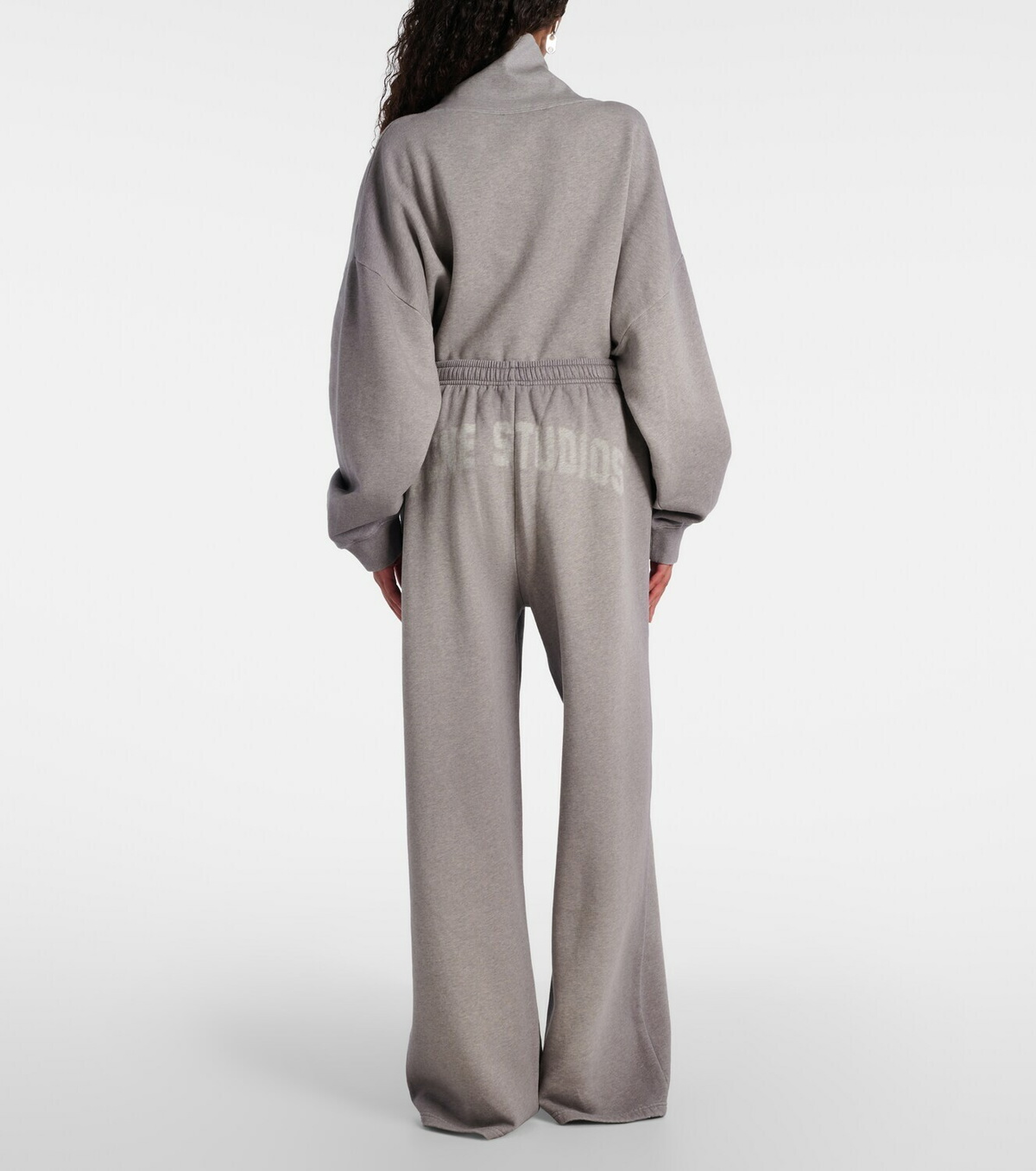 Acne Studios Felin logo cotton fleece sweatpants