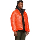 NikeLab Reversible Black and Orange Down NRG Puffer Jacket
