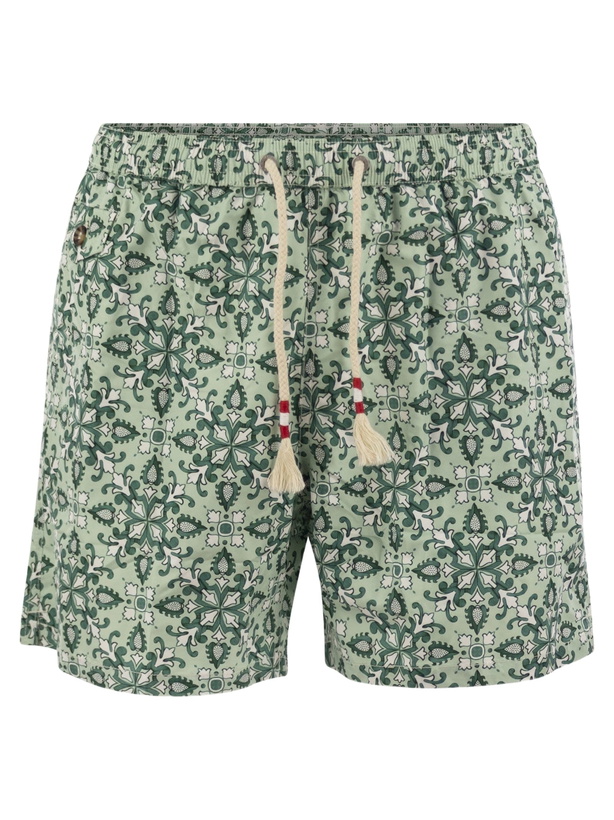 Photo: MC2 Saint Barth Lightweight Fabric Swimming Costume With Print