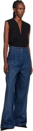Lanvin Blue Darted Jeans