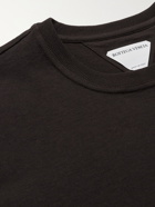 BOTTEGA VENETA - Cotton-Jersey T-Shirt - Brown - XS