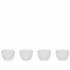 Ferm Living Tinta Egg Cups - Set of 4 in White