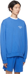 Sporty & Rich Blue Wellness Studio Sweatshirt