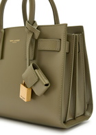 Saint Laurent Sac De Jour Nano Leather top Handle bag - Green - One Size