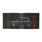 Paul Smith Black Mini Stripe Print Wallet