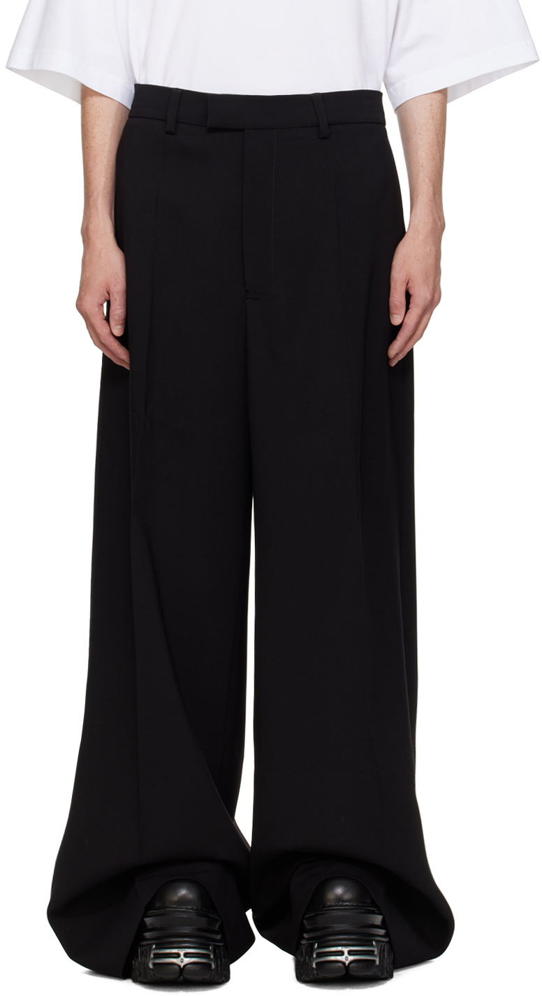 VETEMENTS Black Tailored Trousers