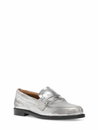 GOLDEN GOOSE - 20mm Jerry Metallic Leather Loafers