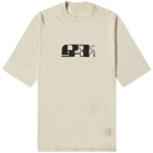 Rick Owens DRKSHDW Men's Jumbo T-Shirt in Pearl