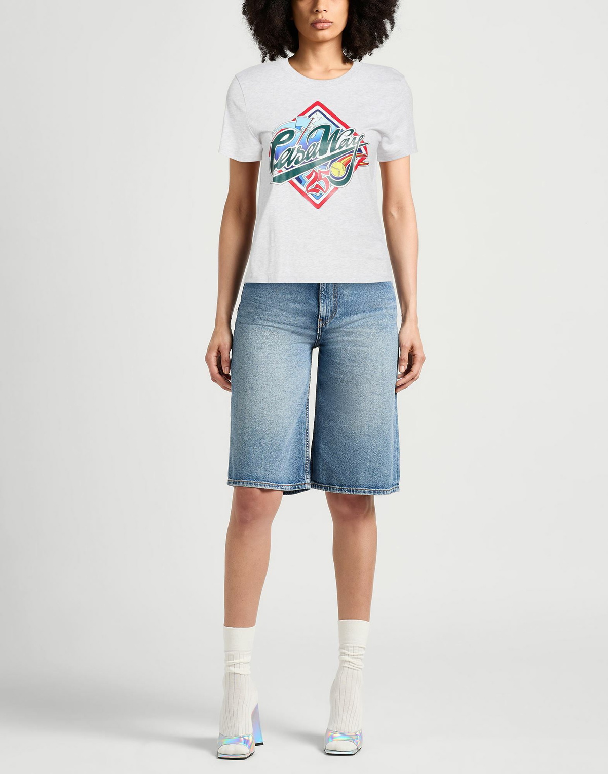 Casablanca Womens T-shirt in Grey