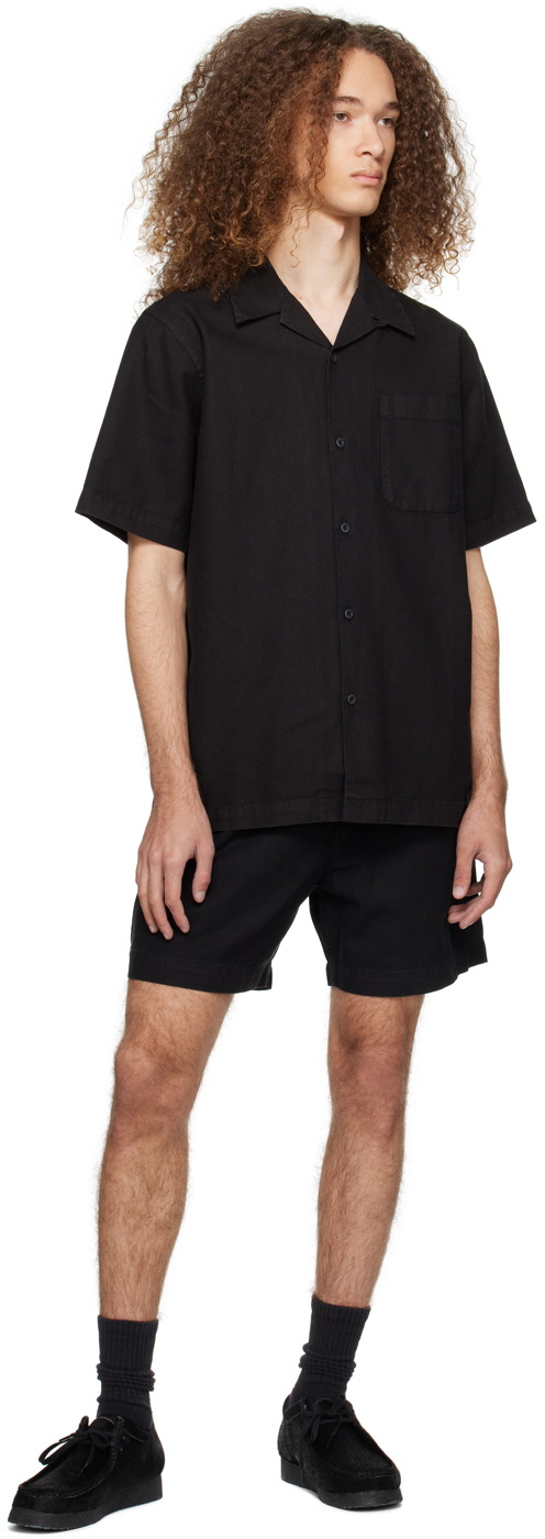 Maharishi Black Asym Shorts