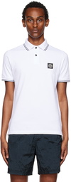 Stone Island White Patch Polo