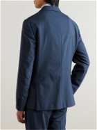 Dunhill - Travel Unstructured Wool Suit Jacket - Blue