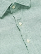 Sid Mashburn - Spread-Collar Linen Shirt - Green