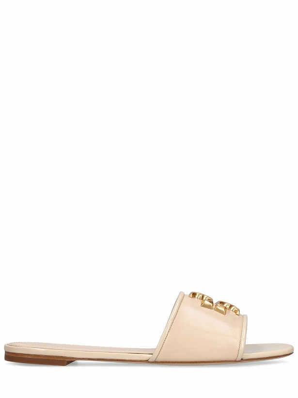 Photo: TORY BURCH 10mm Eleanor Leather Slide Sandals