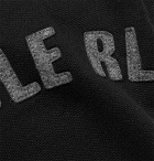 RRL - Logo-Appliquéd Fleece-Back Jersey Sweatshirt - Black