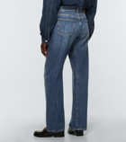 Valentino Mid-rise tapered jeans