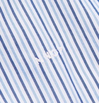 NN07 - Morgan Slim-Fit Striped Cotton Shirt - Men - Blue