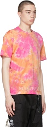 mastermind WORLD Orange Tie-Dye Logo T-Shirt