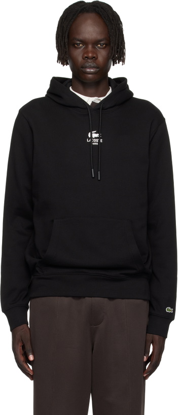 Photo: Lacoste Black Print Hoodie