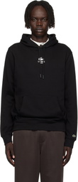 Lacoste Black Print Hoodie