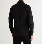 TOM FORD - Slim-Fit Button-Down Collar Cotton-Sateen Shirt - Black