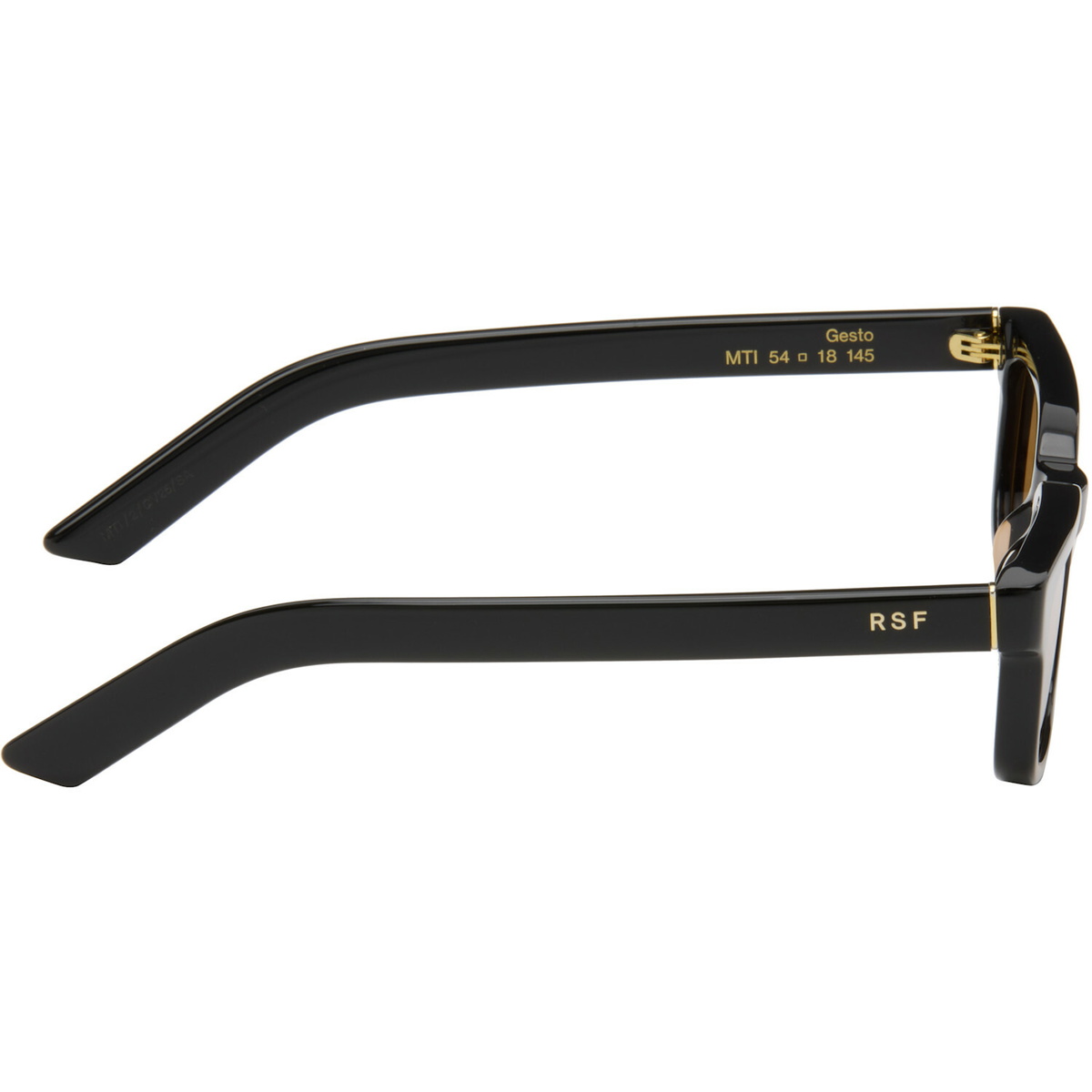 RETROSUPERFUTURE Black Gesto Sunglasses