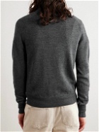 Drake's - Merino Wool Polo Shirt - Gray