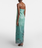 Staud Amara embellished organza maxi dress