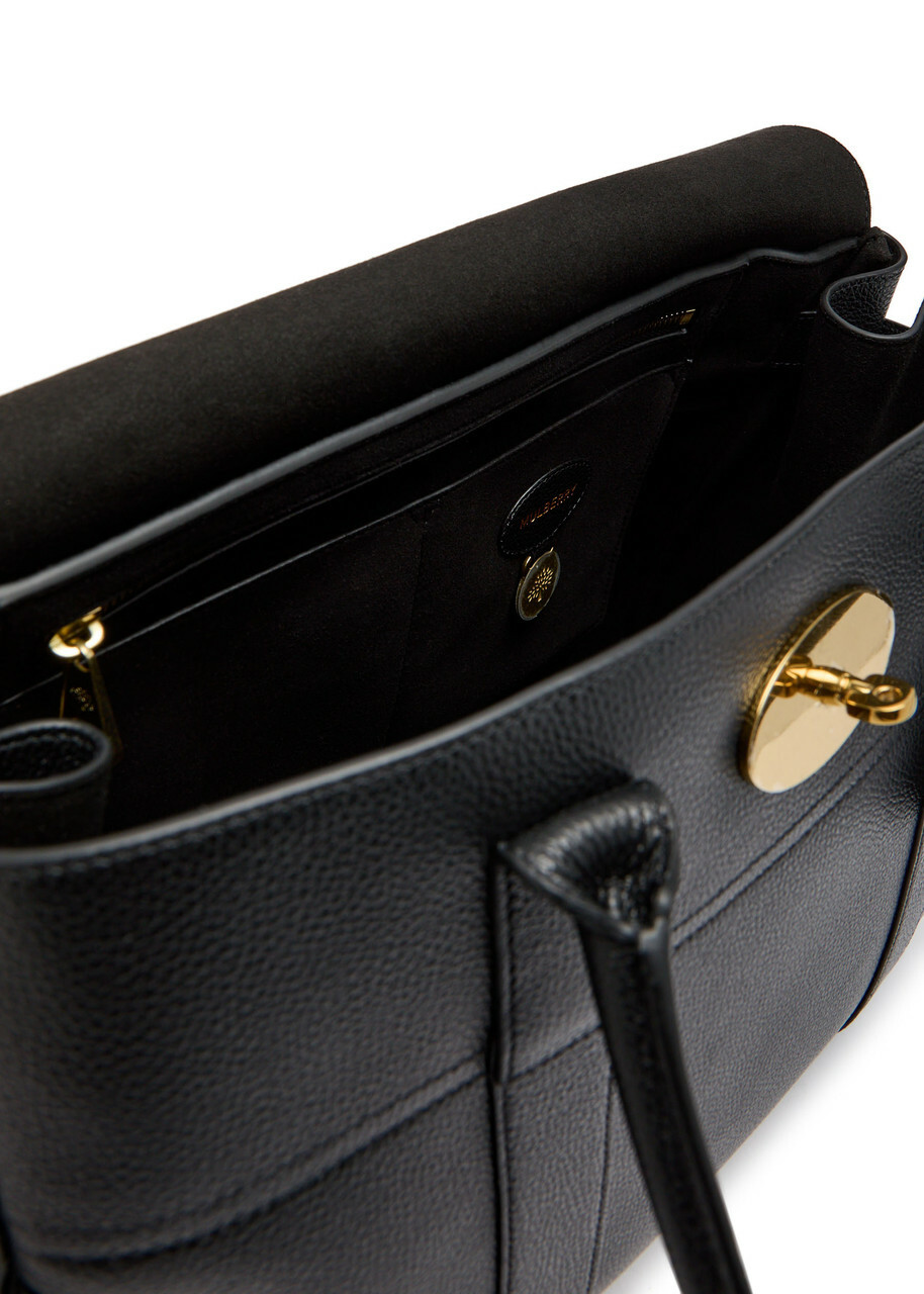 Mulberry Bayswater Small Grained Leather Shoulder bag - Black - One Size