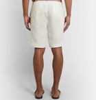 Brioni - Linen Drawstring Shorts - White
