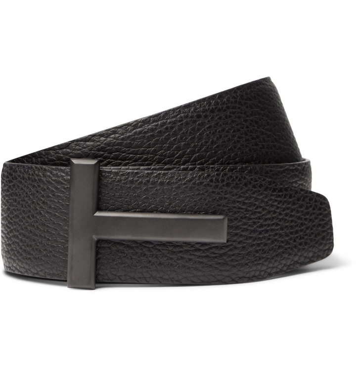 Photo: TOM FORD - 4cm Full-Grain Leather Belt - Black