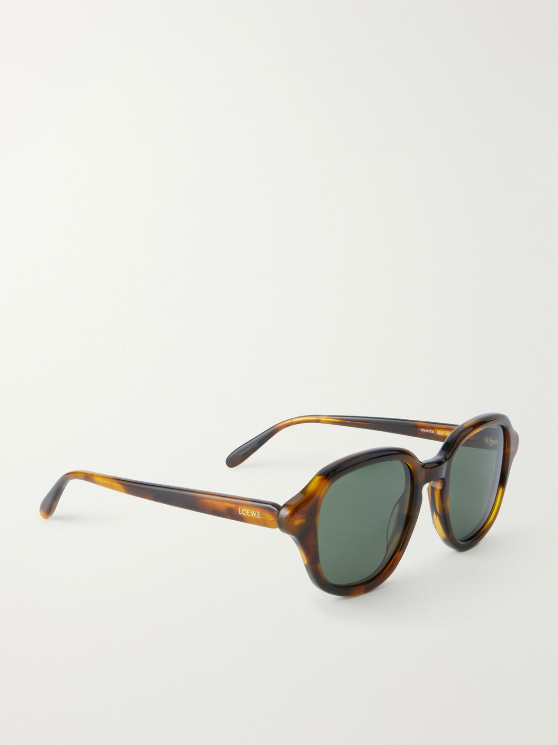 LOEWE - Slim Havana Round-Frame Acetate Sunglasses