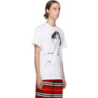 Loewe White Portrait Print T-Shirt