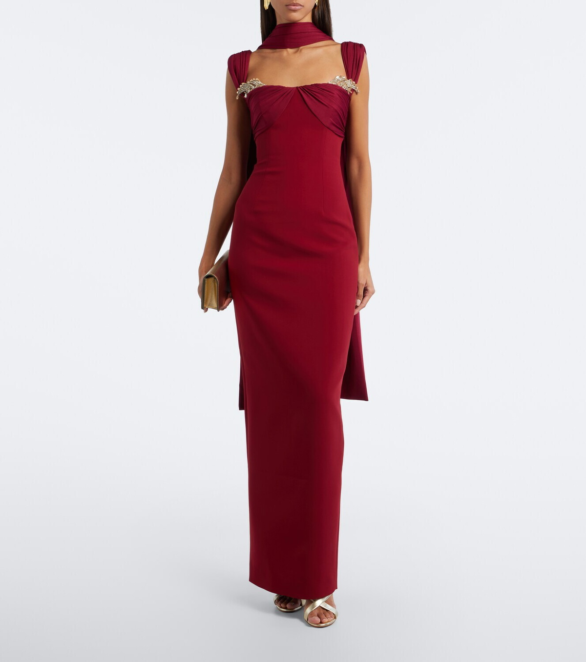 Rachel Gilbert Mali embellished gown
