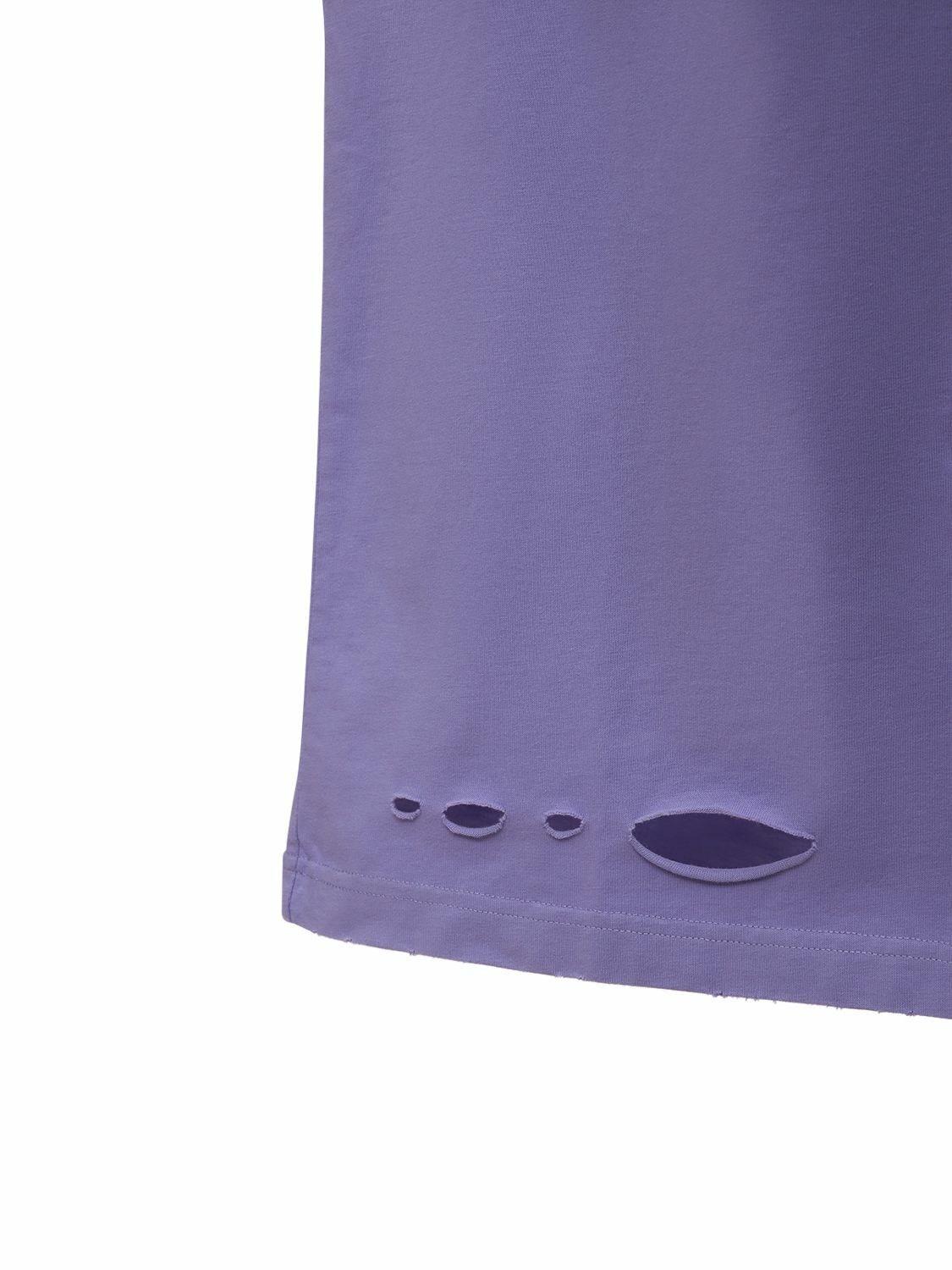 BALENCIAGA - Boxy Fit Destroyed Jersey T-shirt